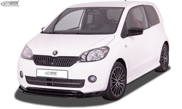 Alerón delantero VARIO-X para SKODA Citigo (2011-2017, también para Monte Carlo) - Divisor de faldón delantero - RDX