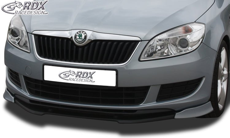 Front Spoiler VARIO-X for SKODA Fabia 2 Typ 5J 2010+ (also for Roomster & Praktik) Front Lip Splitter - RDX - Front Lip - RDX - RDFAVX30518