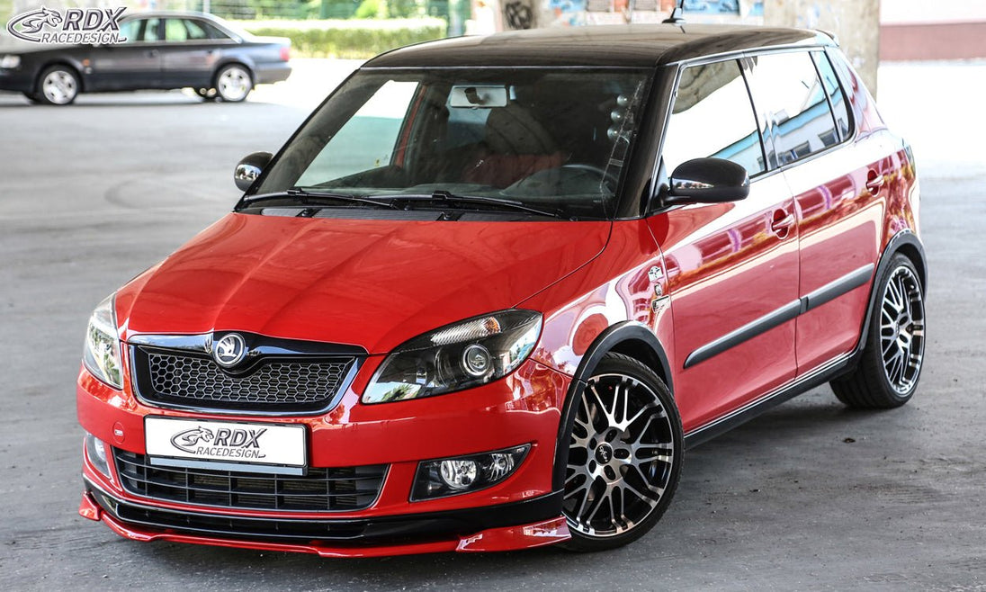Front Spoiler VARIO-X for SKODA Fabia 2 Typ 5J 2010+ Monte Carlo Front Lip Splitter - RDX - Front Lip - RDX - RDFAVX30711