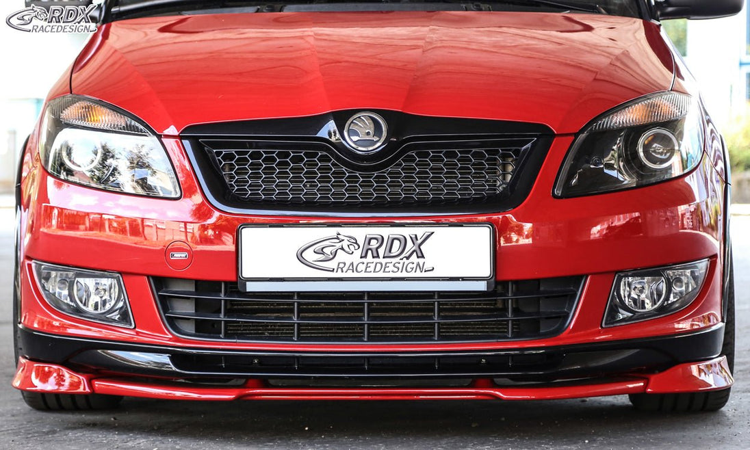 Front Spoiler VARIO-X for SKODA Fabia 2 Typ 5J 2010+ Monte Carlo Front Lip Splitter - RDX - Front Lip - RDX - RDFAVX30711