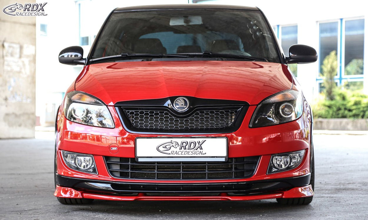 Front Spoiler VARIO-X for SKODA Fabia 2 Typ 5J 2010+ Monte Carlo Front Lip Splitter - RDX - Front Lip - RDX - RDFAVX30711