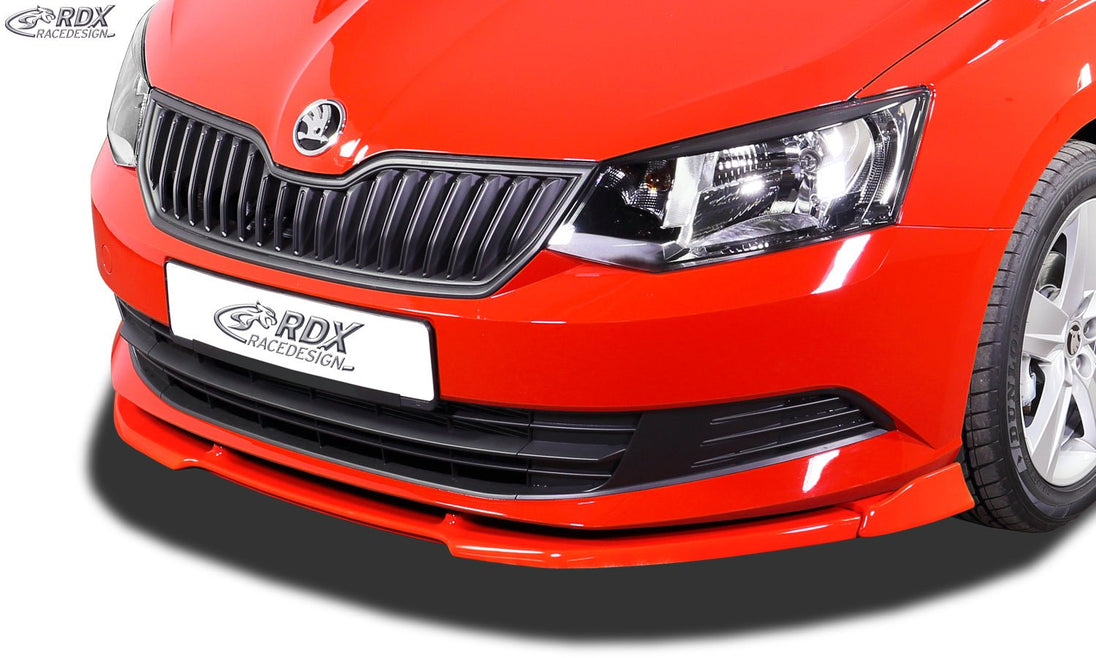 Front Spoiler VARIO-X for SKODA Fabia 3 (5J/NJ) 2014-2019 Front Lip Splitter - RDX - Front Lip - RDX - RDFAVX30764