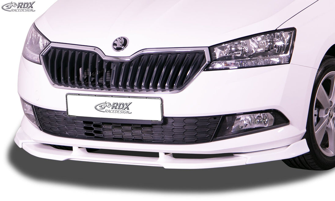 Front Spoiler VARIO-X for SKODA Fabia 3 (5J/NJ) 2019+ Front Lip Splitter - RDX - Front Lip - RDX - RDFAVX30947