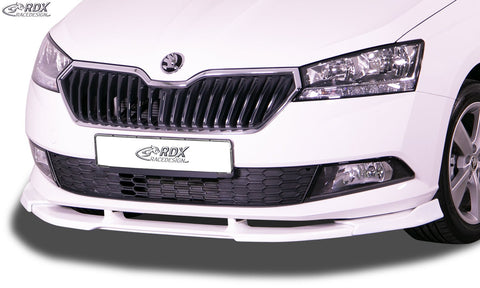 Spoiler delantero VARIO-X para SKODA Fabia 3 (5J/NJ) 2019+ Splitter de labio delantero - RDX