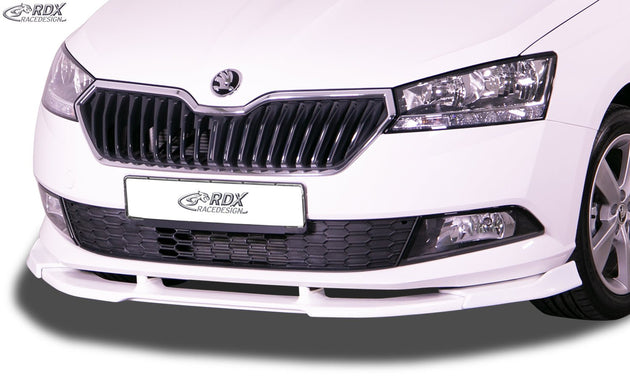 Front Spoiler VARIO-X for SKODA Fabia 3 (5J/NJ) 2019+ Front Lip Splitter - RDX - Front Lip - RDX - RDFAVX30947