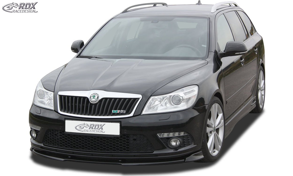Front Spoiler VARIO-X for SKODA Octavia 2 RS Facelift Typ 1Z 2008+ Front Lip Splitter - RDX - Front Lip - RDX - RDFAVX30522