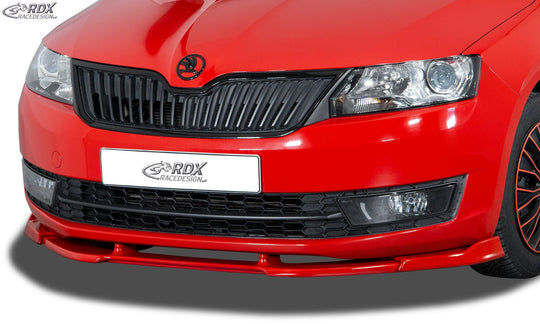 Front Spoiler VARIO-X for SKODA Rapid (NH) 2012+ Front Lip Splitter - RDX - Front Lip - RDX - RDFAVX30225