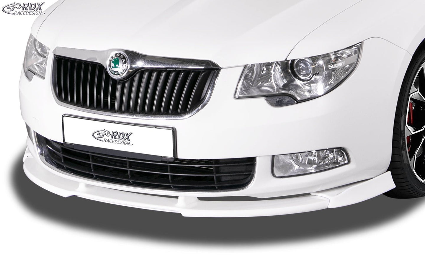 Front Spoiler VARIO-X for SKODA Superb 2 (3T) 2008-2013 Front Lip Splitter - RDX - Front Lip - RDX - RDFAVX30101