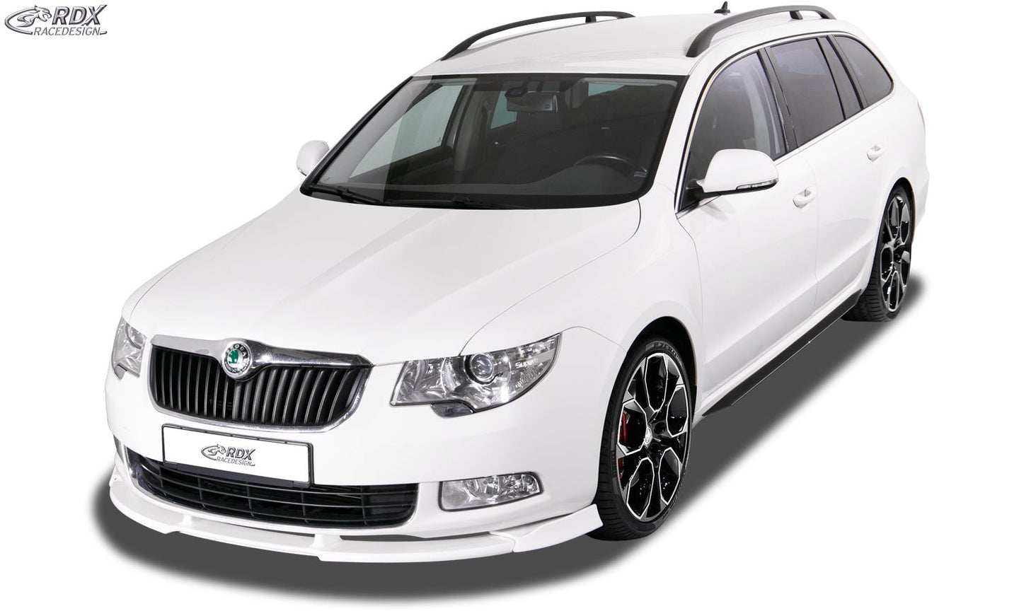 Front Spoiler VARIO-X for SKODA Superb 2 (3T) 2008-2013 Front Lip Splitter - RDX - Front Lip - RDX - RDFAVX30101