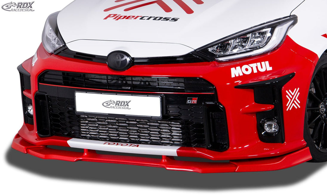RDX VARIO-X front lip splitter for the Toyota GR Yaris XPA1 – image 1 of 3