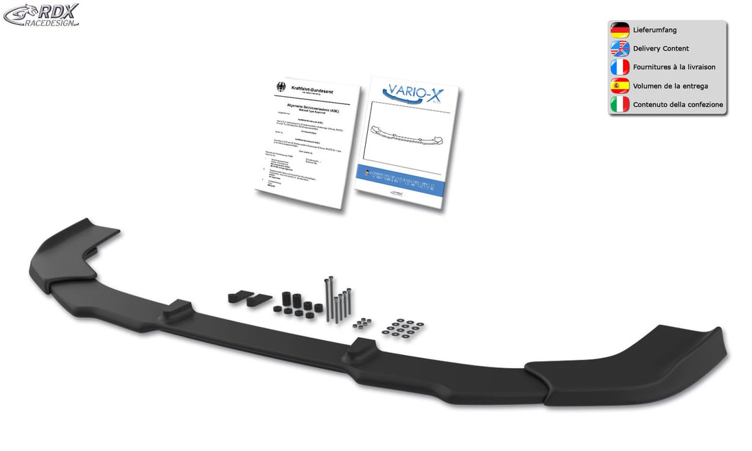 RDX VARIO-X front lip splitter for the Toyota GR Yaris XPA1 – image 3 of 3