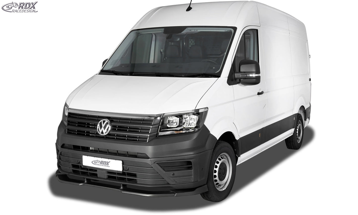 Front Spoiler VARIO-X for VW Crafter & MAN TGE (2017-present) Front Lip Splitter - RDX - RDX - RDFAVX30217