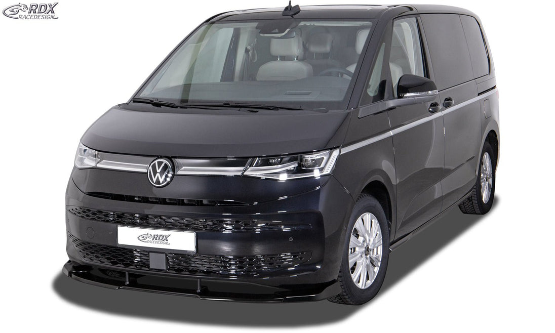 Front Spoiler VARIO-X for VW T7 Multivan / California (2021+) Front Lip Splitter - RDX - Front Lip - RDX - RDFAVX30188