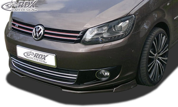 Alerón delantero VARIO-X para VW Touran 1T1 Facelift (2010-2015) / Caddy 2K (2010-2015) con divisor de labio delantero - RDX