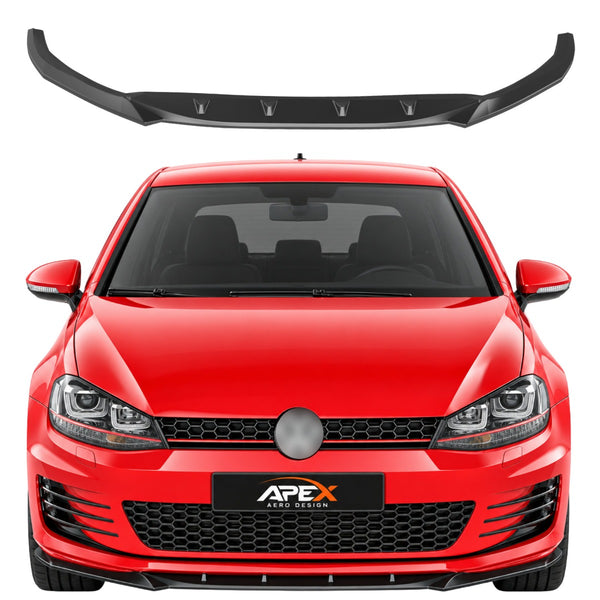 Frontlippe Volkswagen Golf 7 GTI (2013-2016) - APEX Glanzschwarz