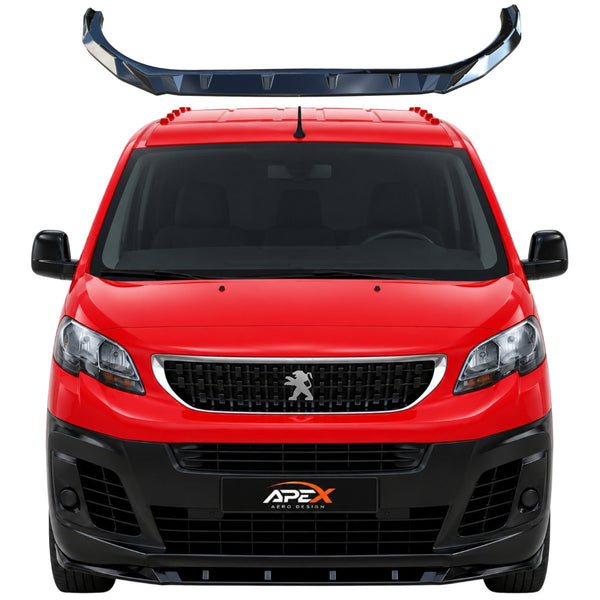 Frontlippe Fiat Scudo Vor dem Facelift (2016+) - APEX Glanzschwarz
