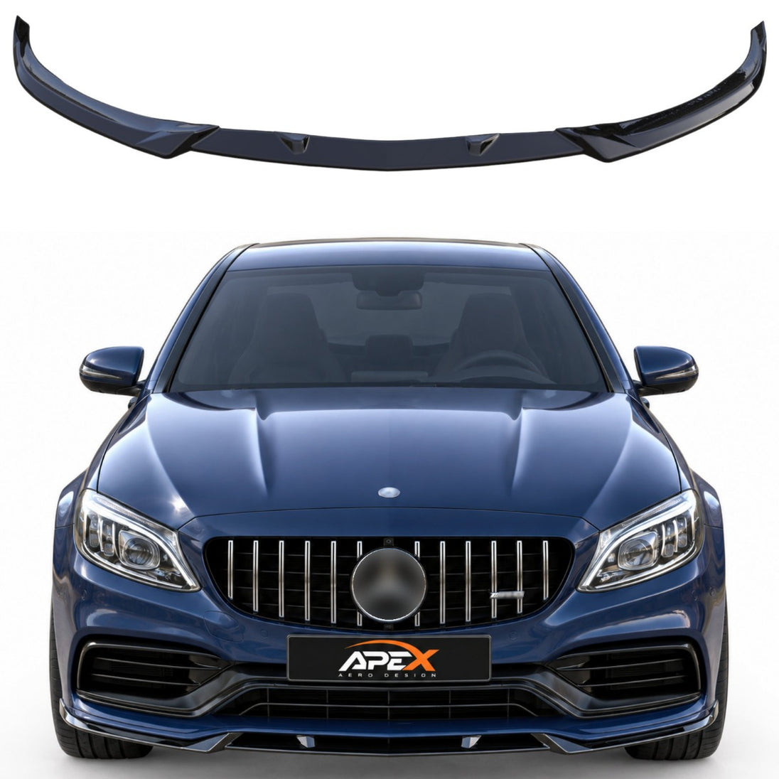Front Splitter Mercedes C-Class C 63 S (2015-2021)