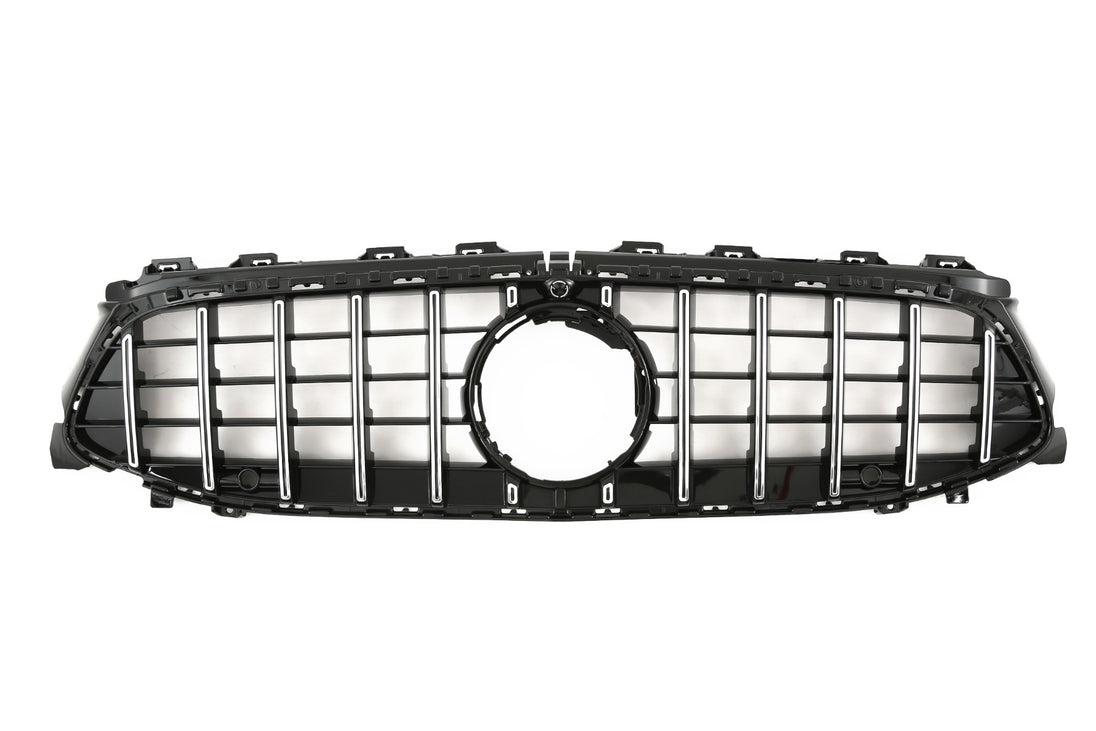 Grille Mercedes CLA C118 / X118 Facelift (2023+) – Black / Chrome – view 2