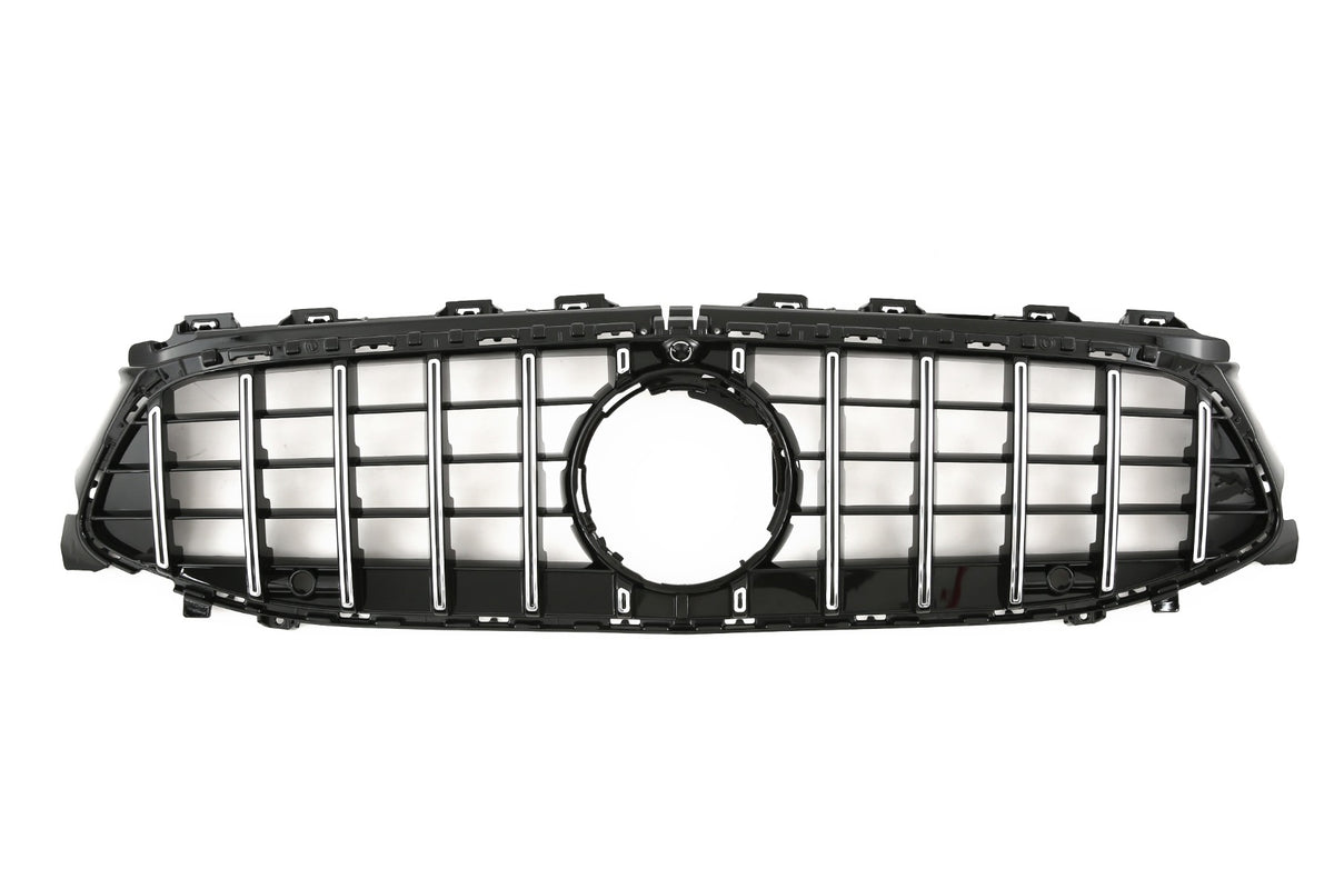 Grille Mercedes CLA C118 / X118 Facelift (2023+) – Black / Chrome – view 2
