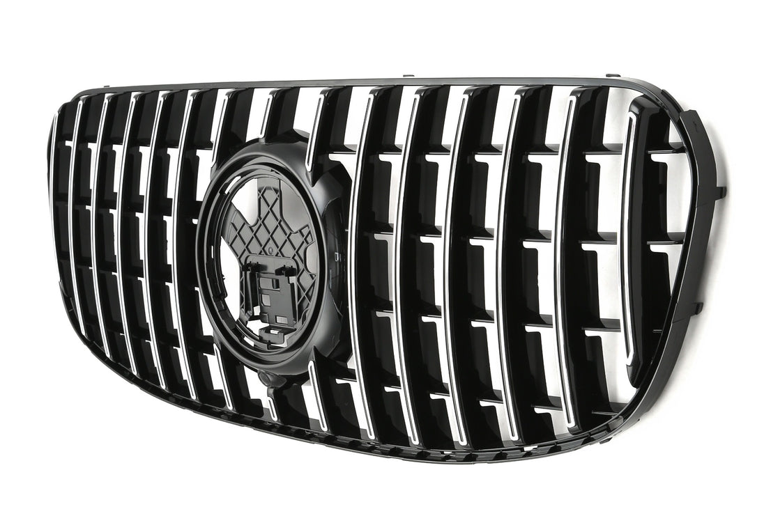 Grille Mercedes GLS X167 Facelift (2023-2026) – Black / Chrome – view 4