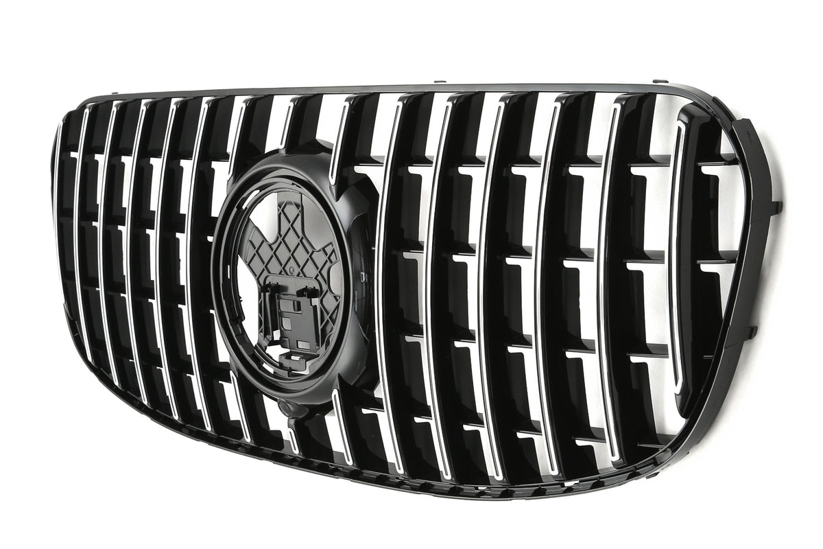 Grille Mercedes GLS X167 Facelift (2023-2026) – Black / Chrome – view 4