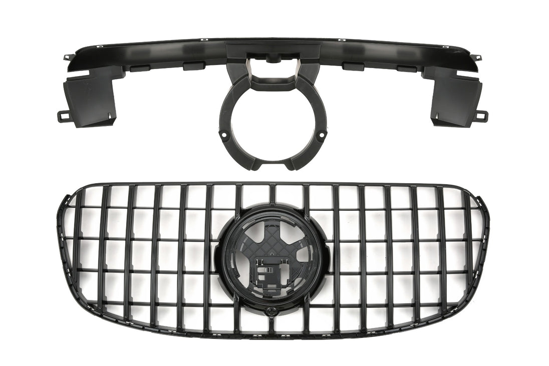 Grille Mercedes GLS X167 Facelift (2023-2026) – Gloss Black – view 2
