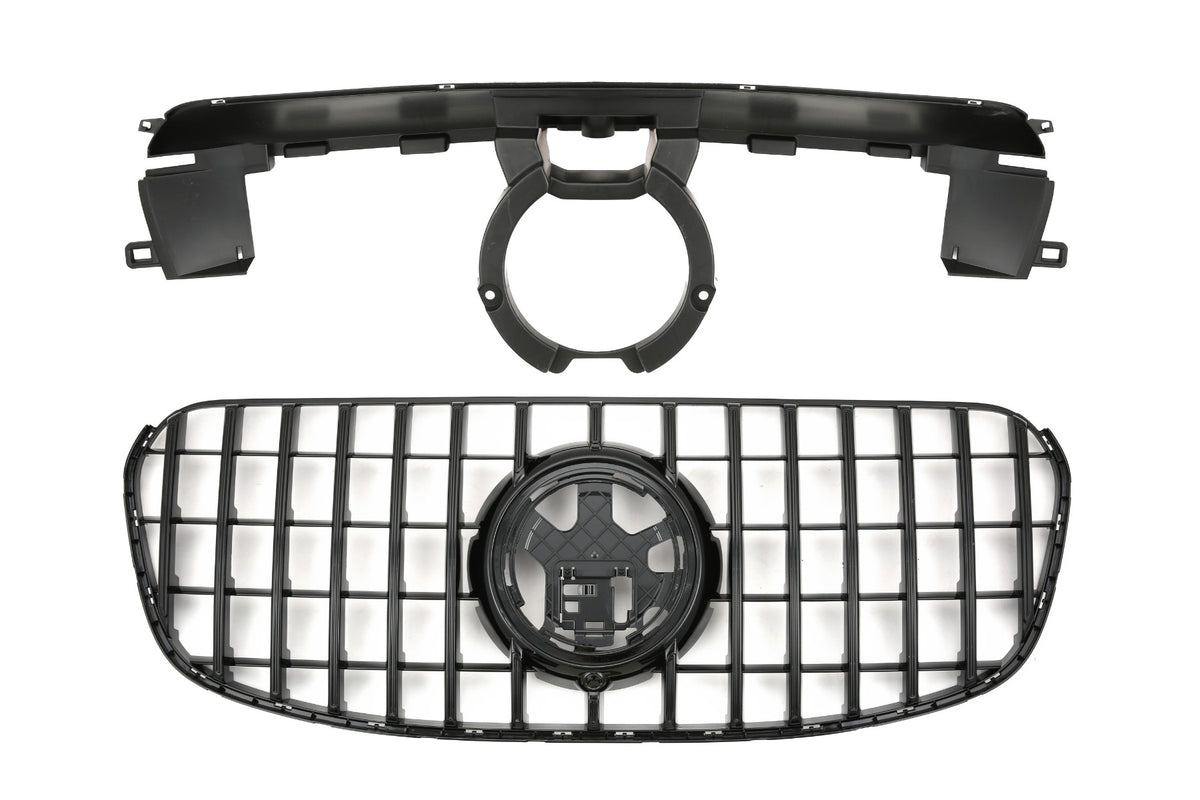 Grille Mercedes GLS X167 Facelift (2023-2026) – Gloss Black – view 2
