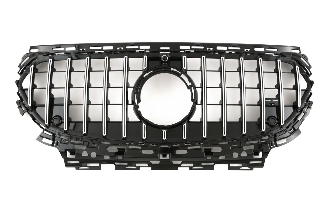 Grille Mercedes E-Class W214 / S214 / X214 AMG Line / Avantgarde (2023+) – Black / Chrome – view 2