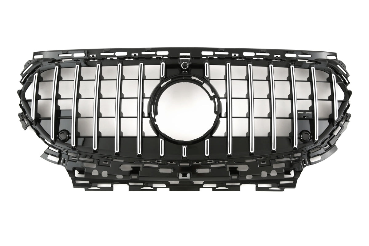 Grille Mercedes E-Class W214 / S214 / X214 AMG Line / Avantgarde (2023+) – Black / Chrome – view 2