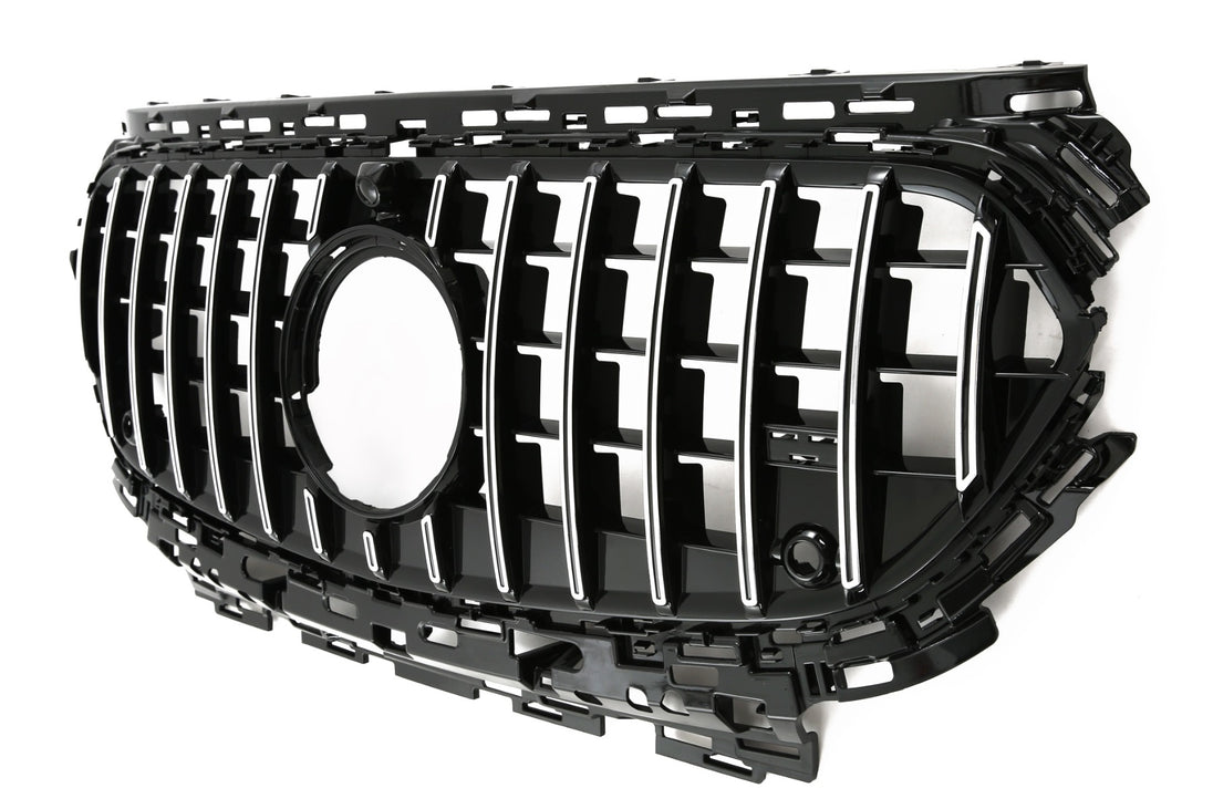 Grille Mercedes E-Class W214 / S214 / X214 AMG Line / Avantgarde (2023+) – Black / Chrome – view 3