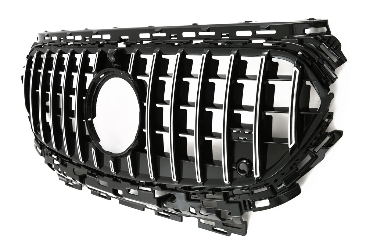 Grille Mercedes E-Class W214 / S214 / X214 AMG Line / Avantgarde (2023+) – Black / Chrome – view 3