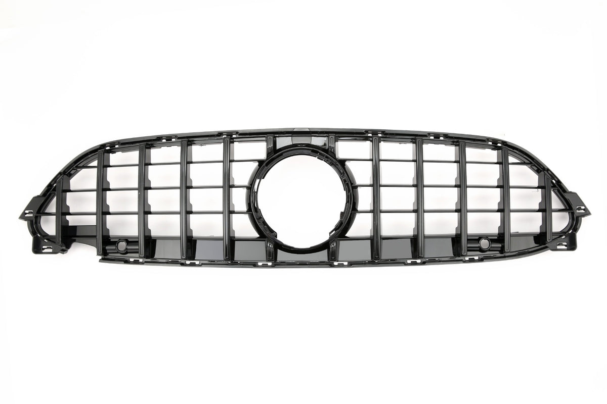 Grille Mercedes CLE C236 / A236 Avantgarde / AMG Line (2023-2026) – Gloss Black – view 3