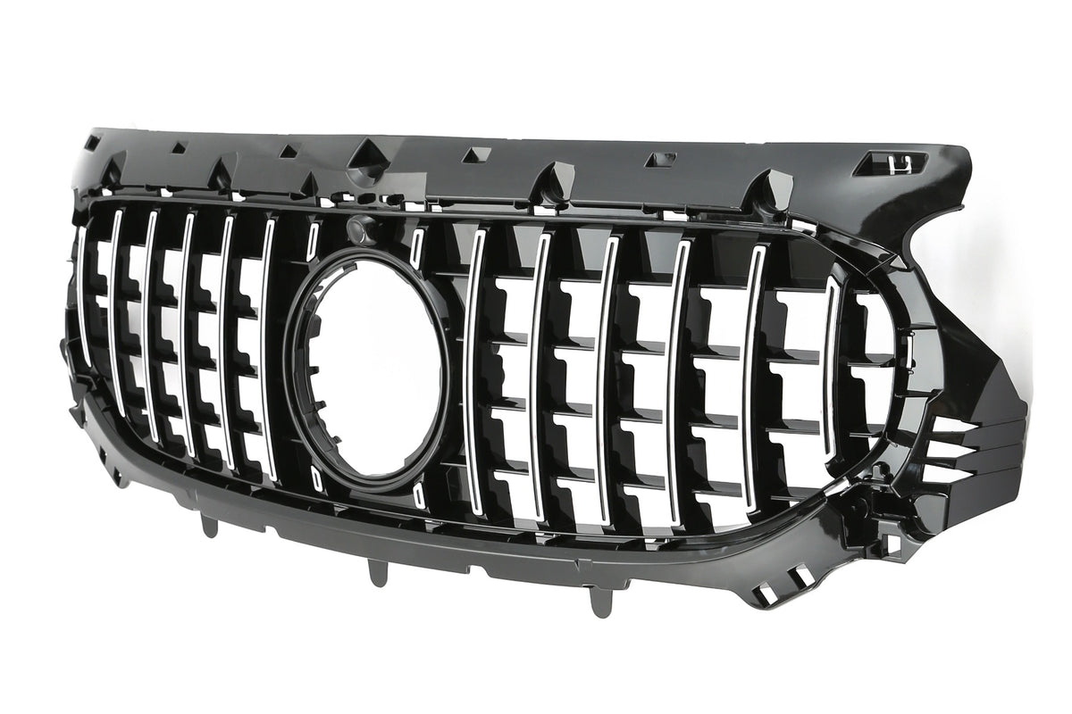 Grille Mercedes GLA H247 Style / Progressive Facelift (2023+) – Black / Chrome – view 2