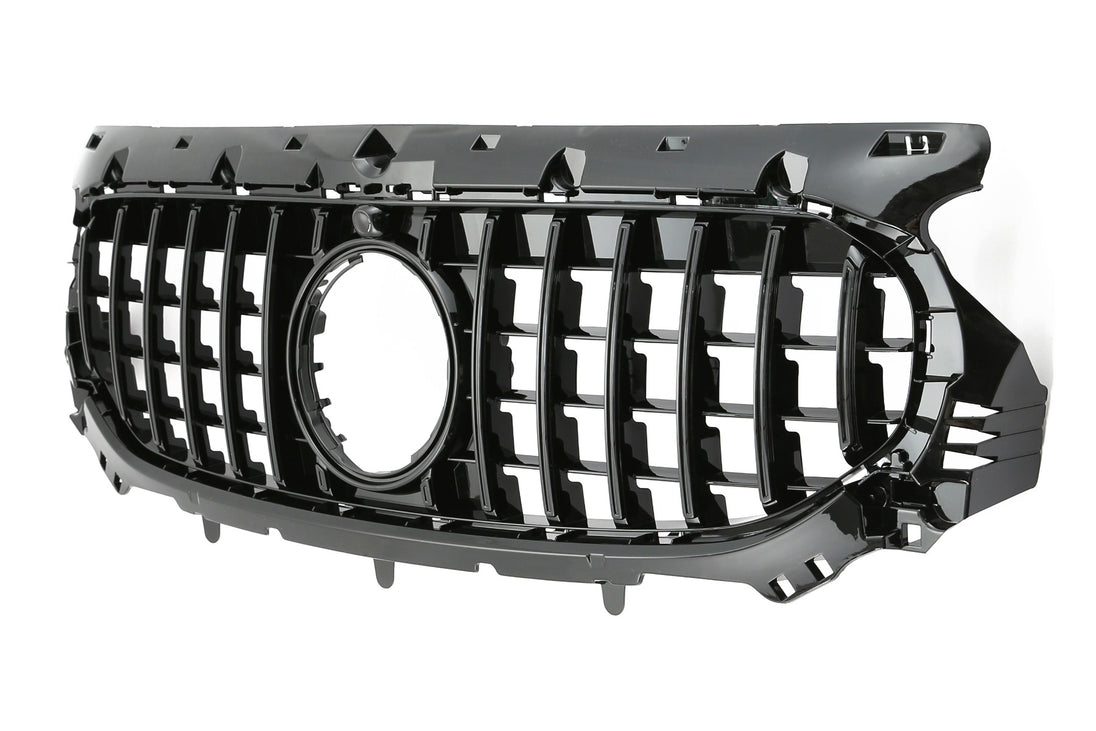 Grille Mercedes GLA H247 Style / Progressive Facelift (2023+) – Gloss Black – view 2