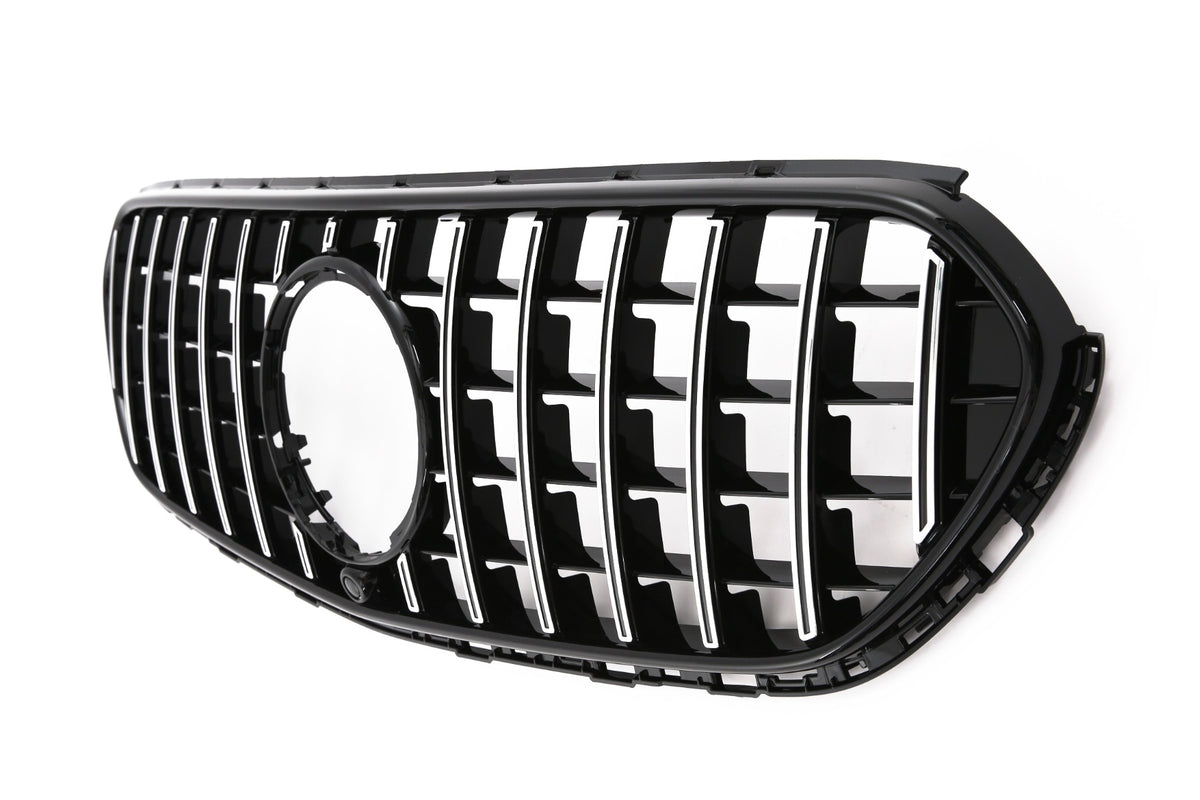 Grille Mercedes GLC X254 / C254 Standard (2022-2026) – Black / Chrome – view 3