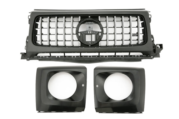 Grille Mercedes G-Class W465 (2024+) - GCP Panamericana GT Black / Chrome