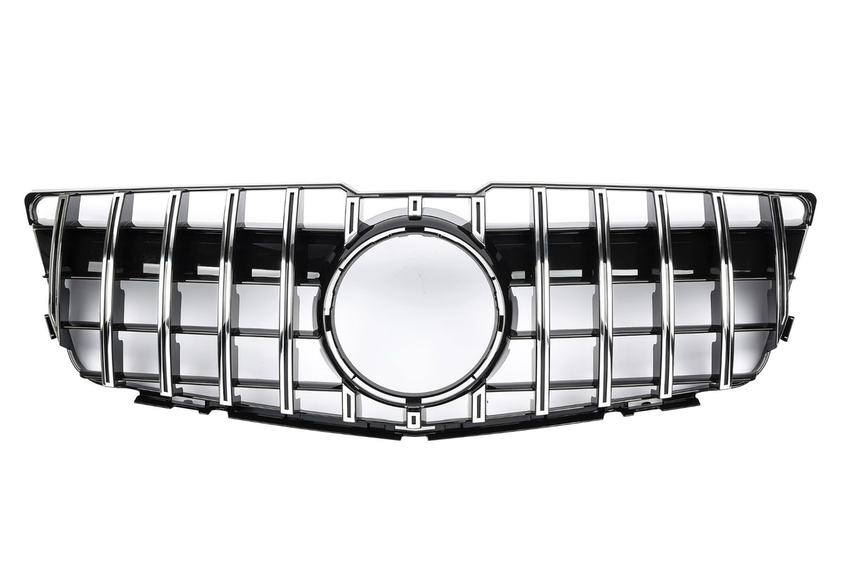 Grille Mercedes GLK X204 Pre-Facelift (2008-2012) – Black / Chrome – view 2