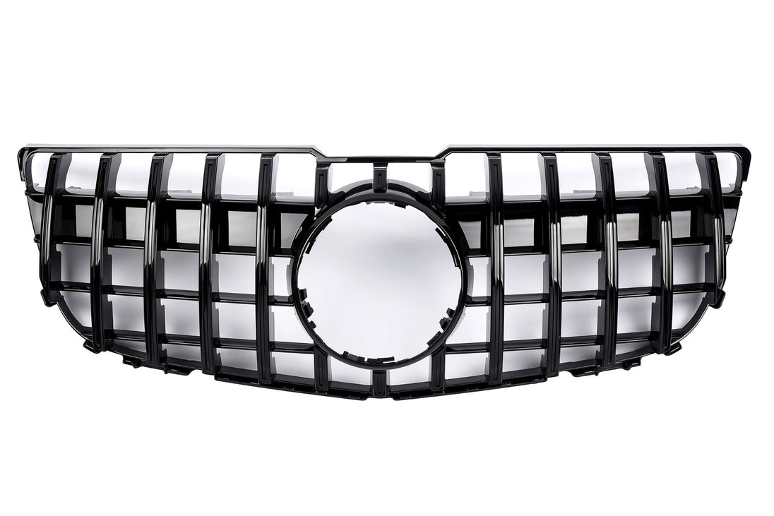 Grille Mercedes GLK X204 Facelift (2012-2015) – Gloss Black – view 2