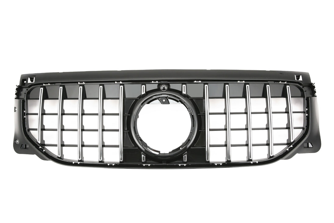 Grille Mercedes GLB X247 Facelift Standard / Progressive (2023-2026) – Black / Chrome – view 2