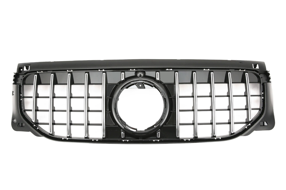 Grille Mercedes GLB X247 Facelift Standard / Progressive (2023-2026) – Black / Chrome – view 2