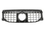 Grille Mercedes GLB X247 Facelift Standard / Progressive (2023-2026) – Black / Chrome – view 2