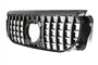 Grille Mercedes GLB X247 Facelift Standard / Progressive (2023-2026) – Black / Chrome – view 3