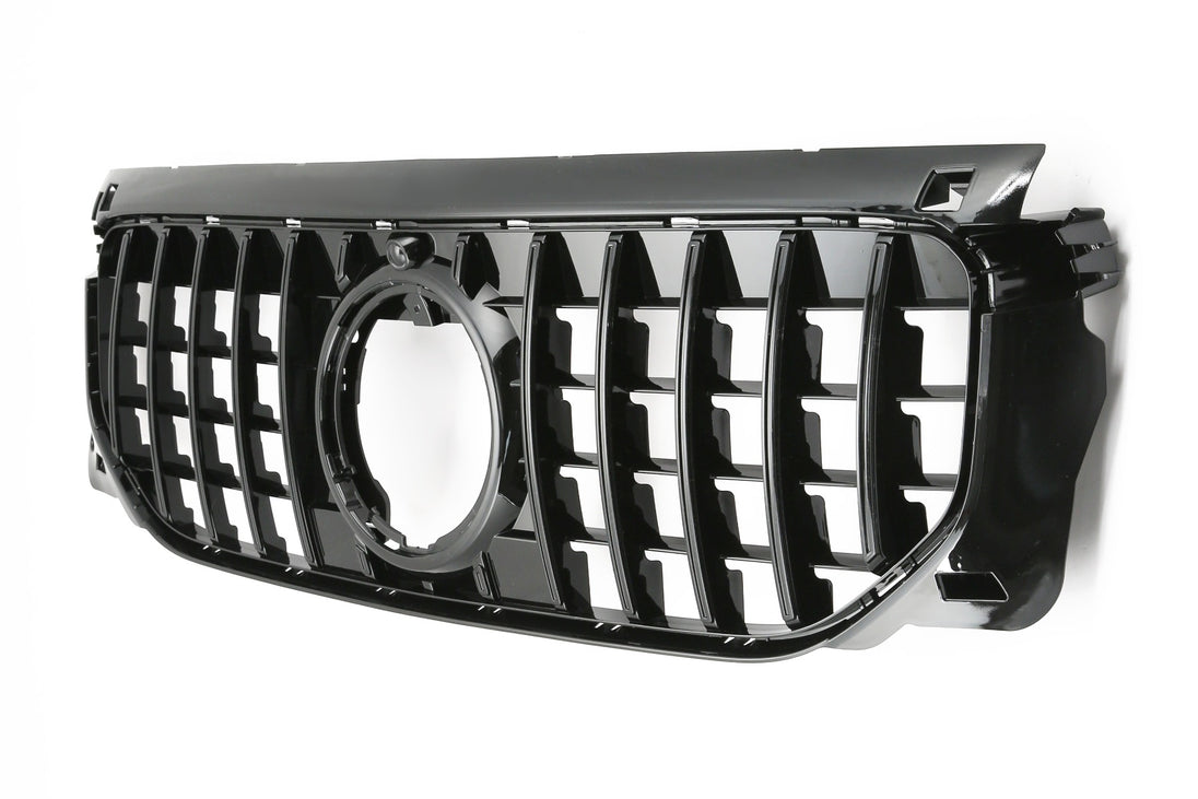 Grille Mercedes GLB X247 Facelift Standard / Progressive (2023-2026) – Gloss Black – view 3