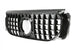 Grille Mercedes GLB X247 Facelift Standard / Progressive (2023-2026) – Gloss Black – view 3