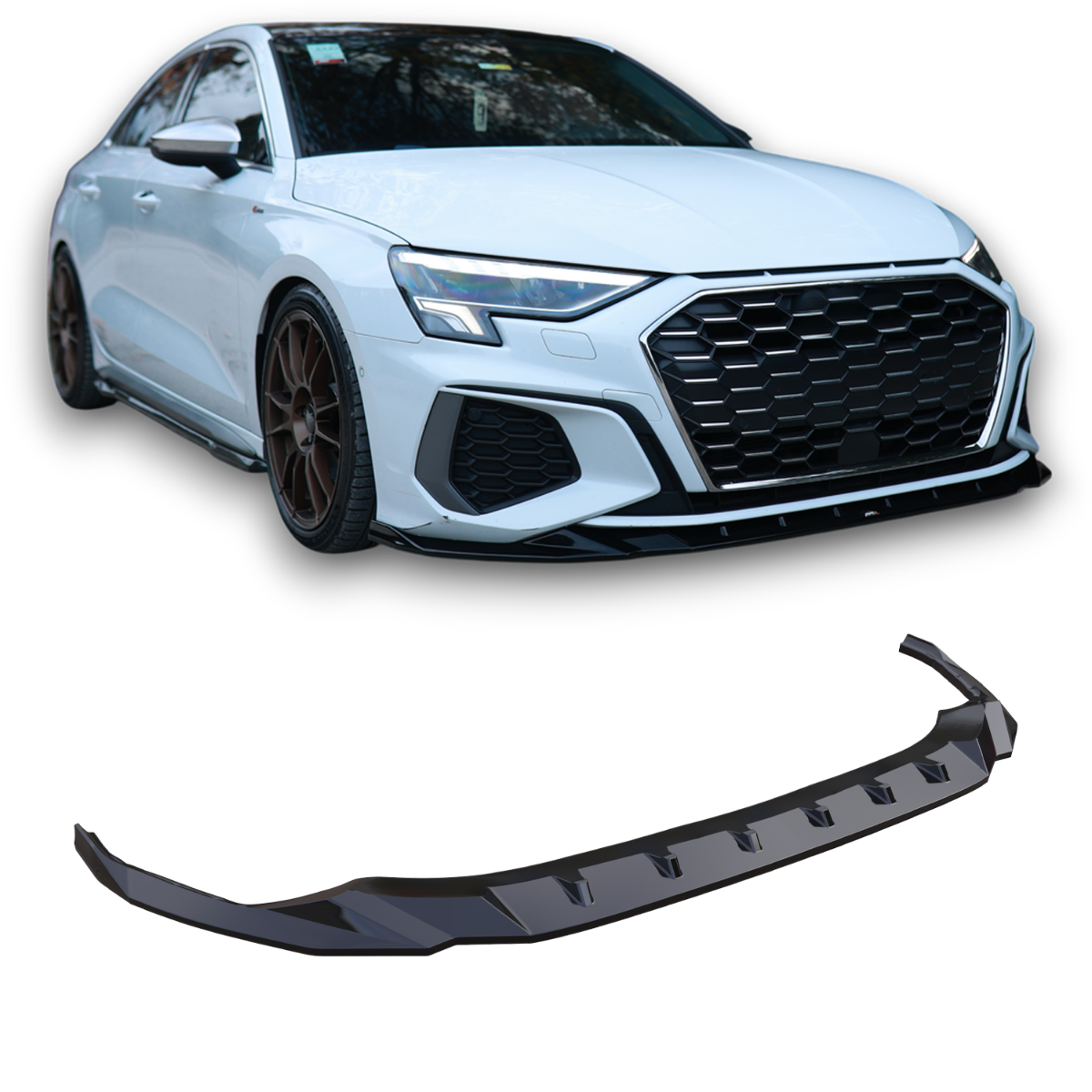 Front Splitter Audi A3 8Y S line (2020-2024) – view 2