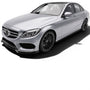 Front Splitter Mercedes C-Class W205 / S205 / C205 / A205 AMG Line Pre-Facelift (2014-2018) – view 2