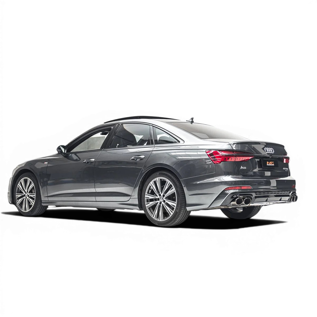 Rear Diffuser + Exhaust Tips Audi A6 C8 (2019-2024) – view 2
