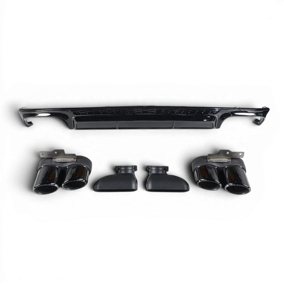 Rear Diffuser + Exhaust Tips Audi A6 C8 (2019-2024) – view 3