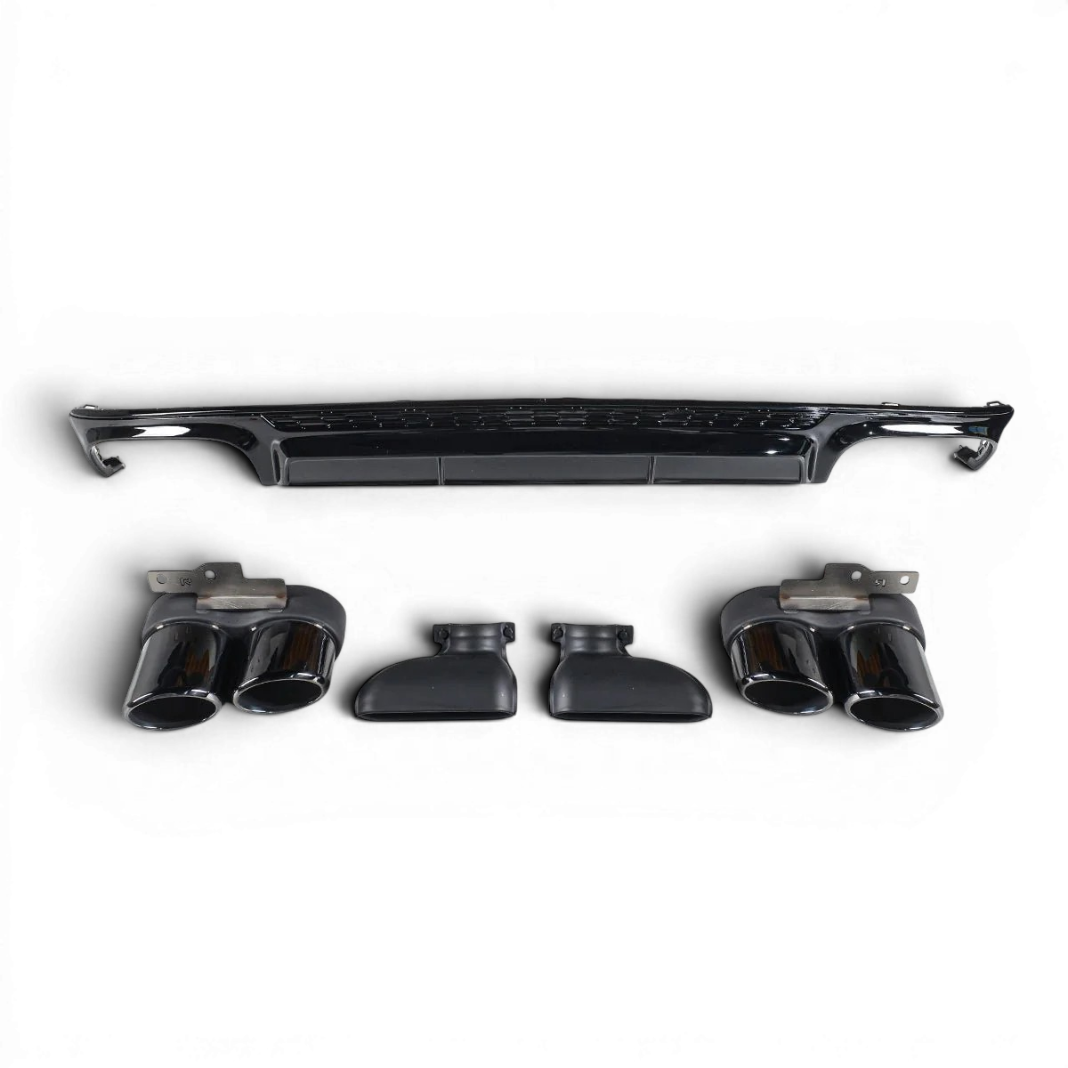 Rear Diffuser + Exhaust Tips Audi A6 C8 (2019-2024) – view 3