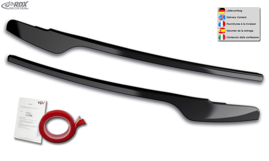 Headlight Covers for AUDI A4 B8, B81, 8K Facelift (2011-2015) Light Brows - RDX - RDX - RDSB150